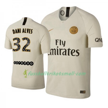 Fußballtrikots Paris Saint-Germain Dani Alves 32 2018-2019 Kurzarm Auswärts-trikot kaufen